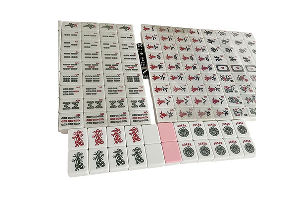 High Quality Party Game Melamine Custom American Mahjong Pink