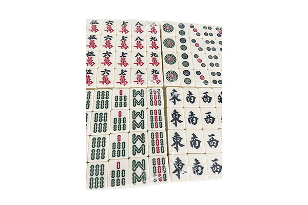 Teeth Yellow Customized Vietnamese Melamine Mahjong